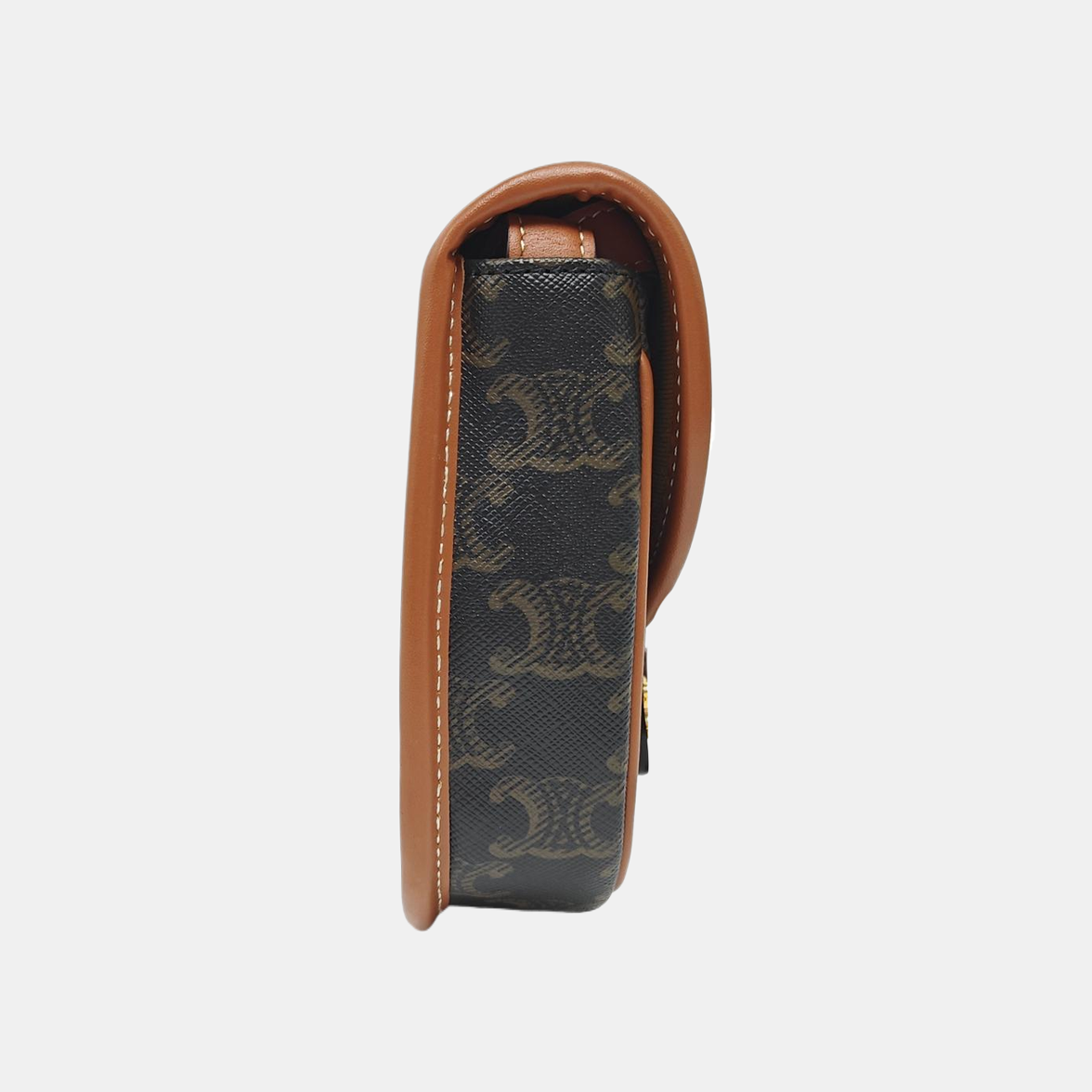 BESACE Mini Coated Canvas Brown