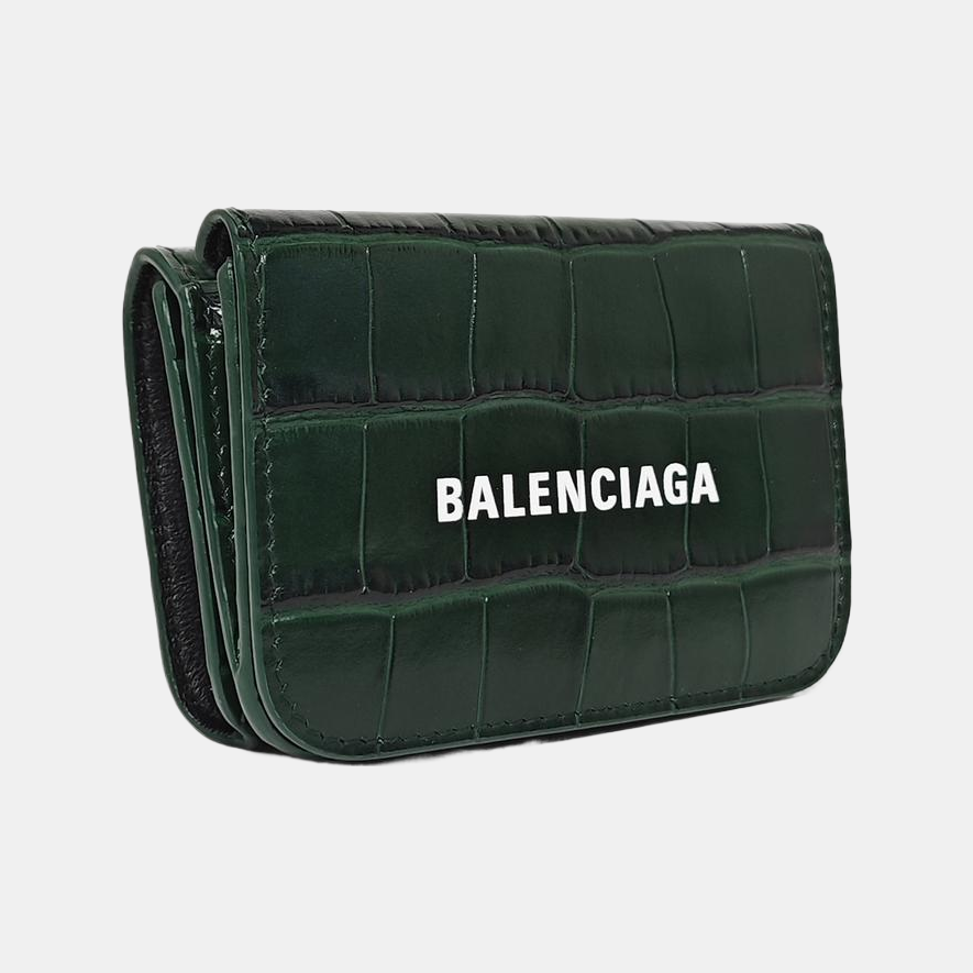 Cash Calfskin Green Wallet