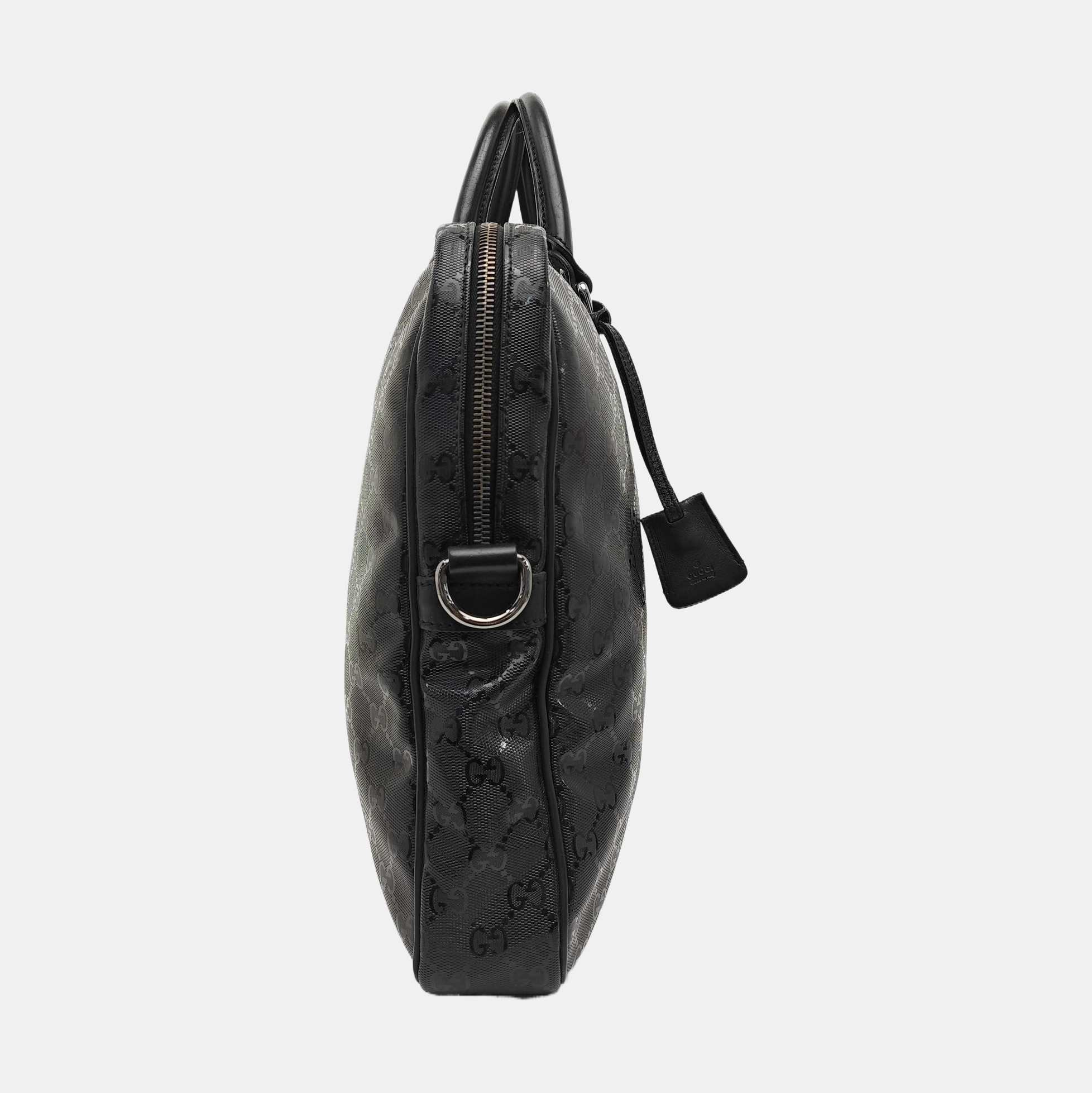 GG Imprime Monogram Coated Canvas Black