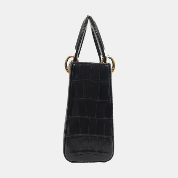 Lady Dior Small Crocodile Red