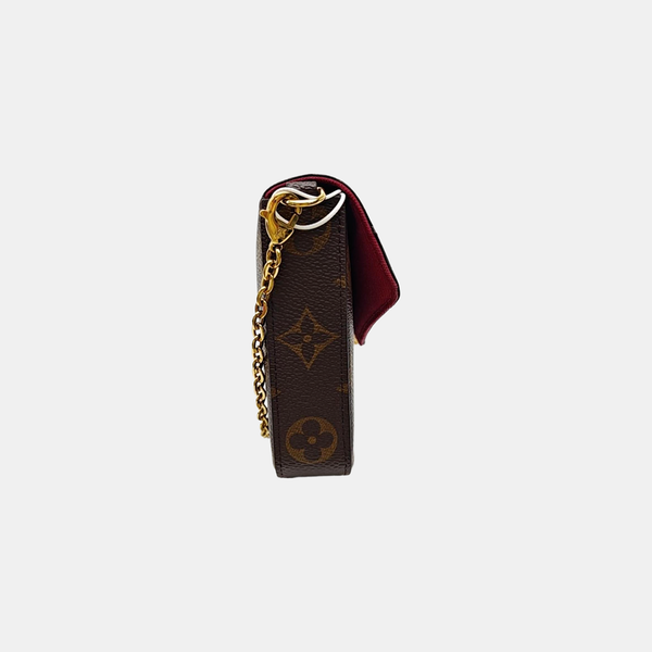 FÉLICIE Monogram Coated Canvas Brown