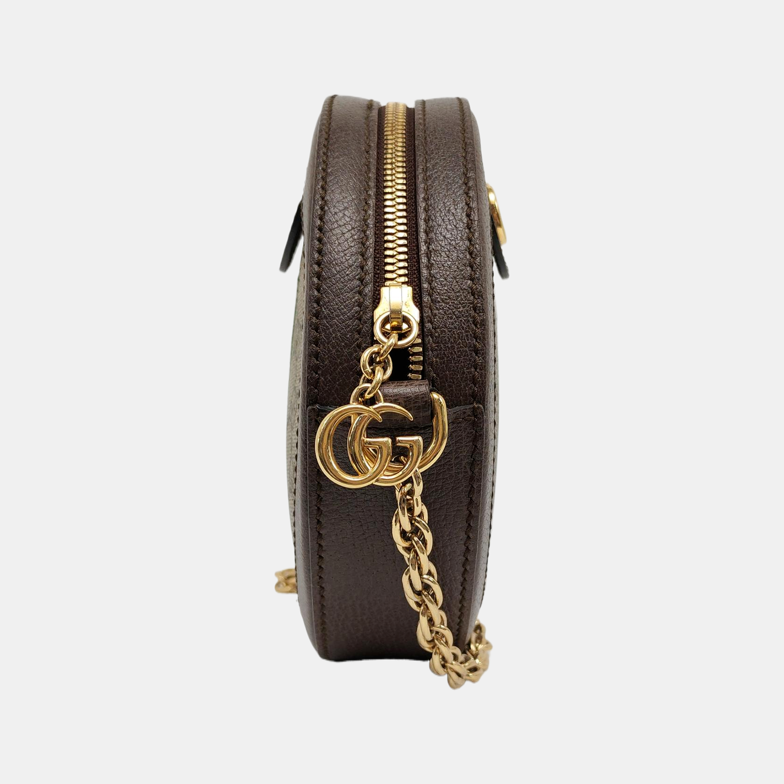 Ophidia Mini Monogram Coated Canvas Beige