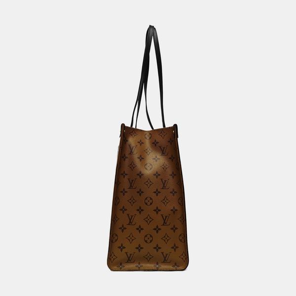 ONTHEGO GM Monogram Coated Canvas Brown