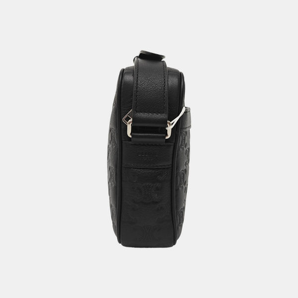 Calfskin Shoulder Bag Medium Black