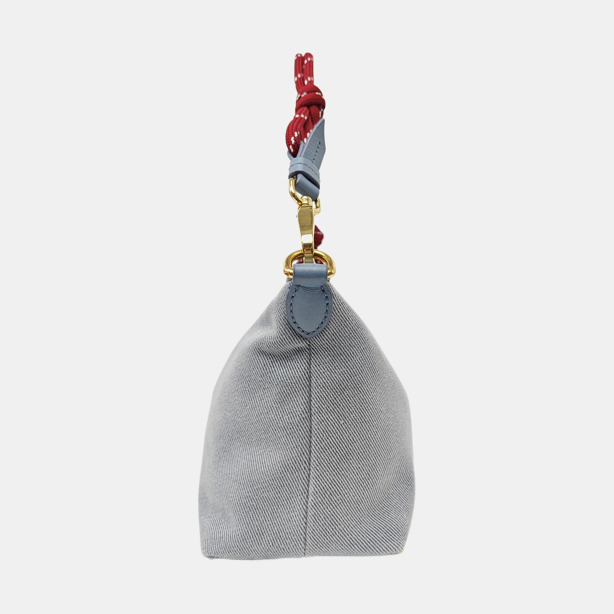 Canvas Top Handle Bag Blue