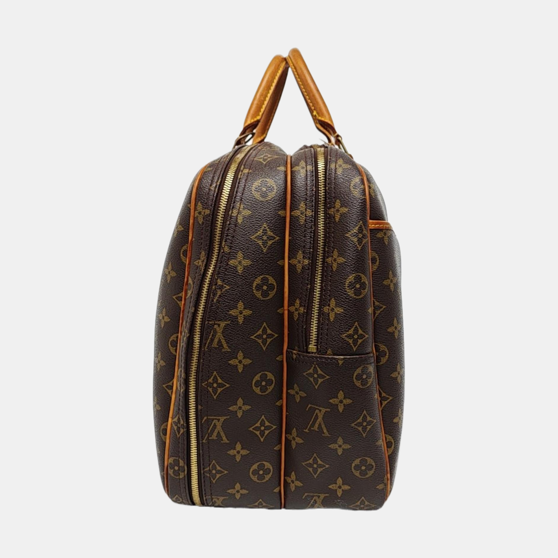 ALIZÉ Monogram Coated Canvas Brown