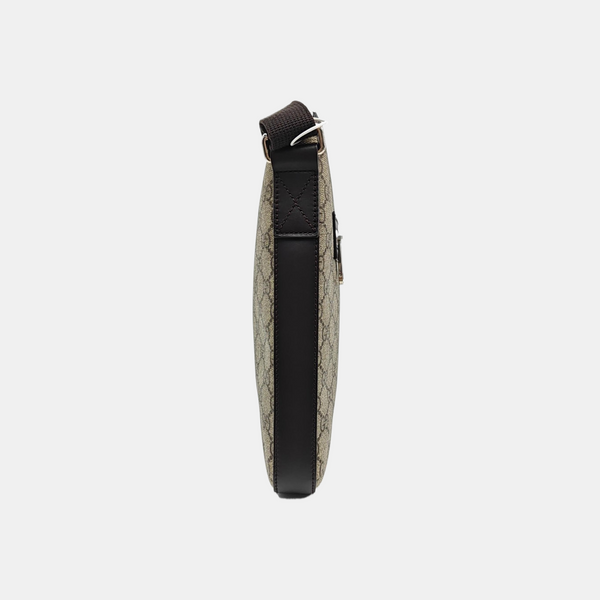 GG Supreme Monogram Coated Canvas Black