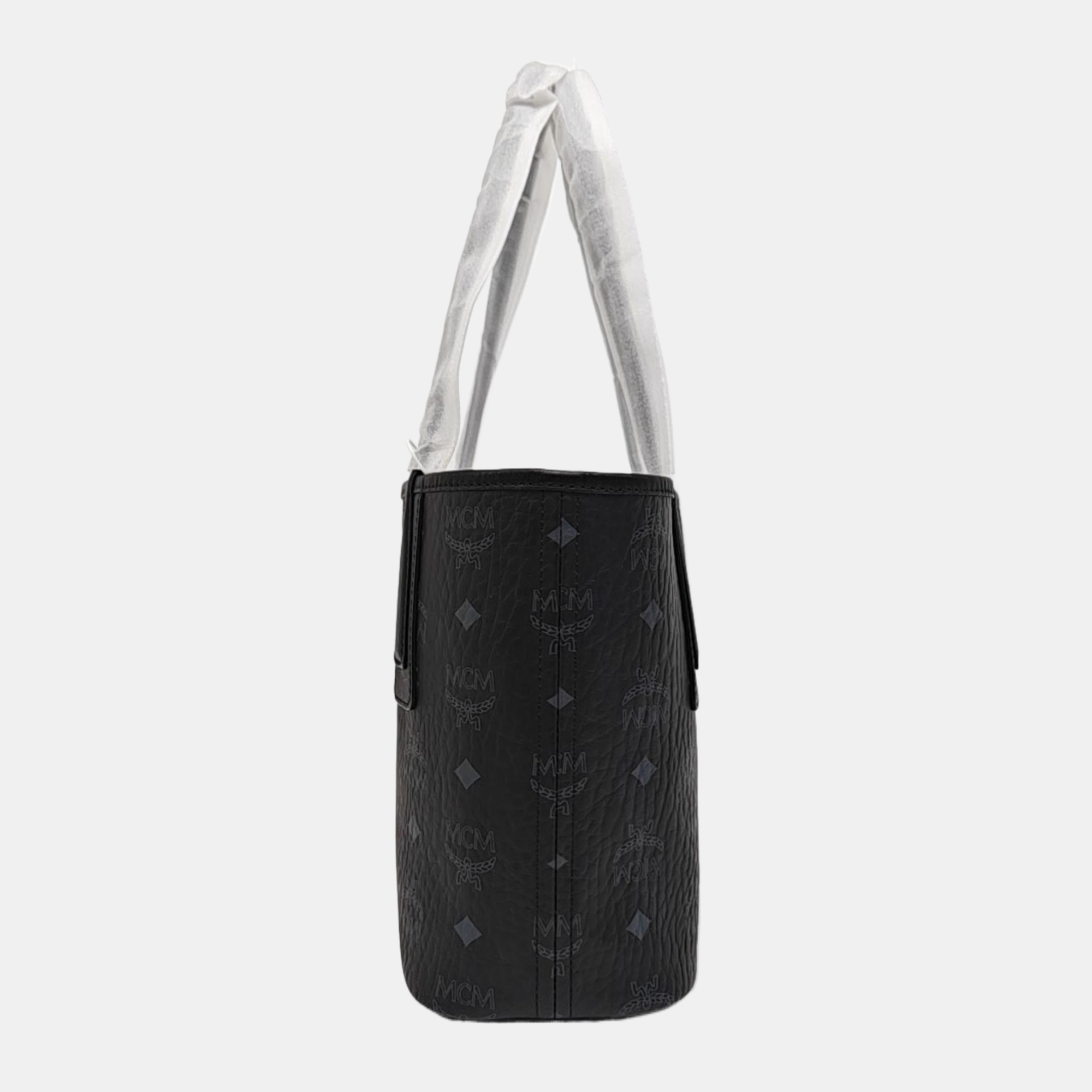 LIZ Monogram Coated Canvas Black