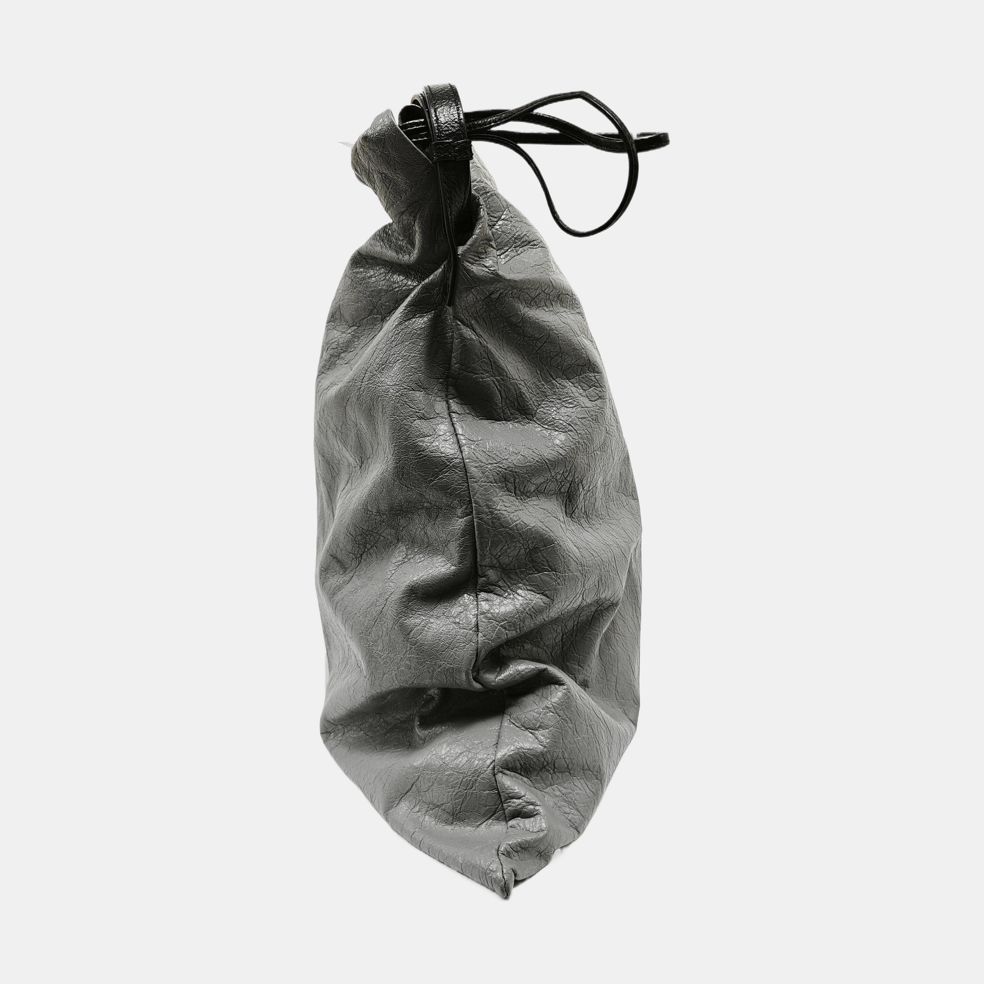 Lambskin Shoulder Bag Gray