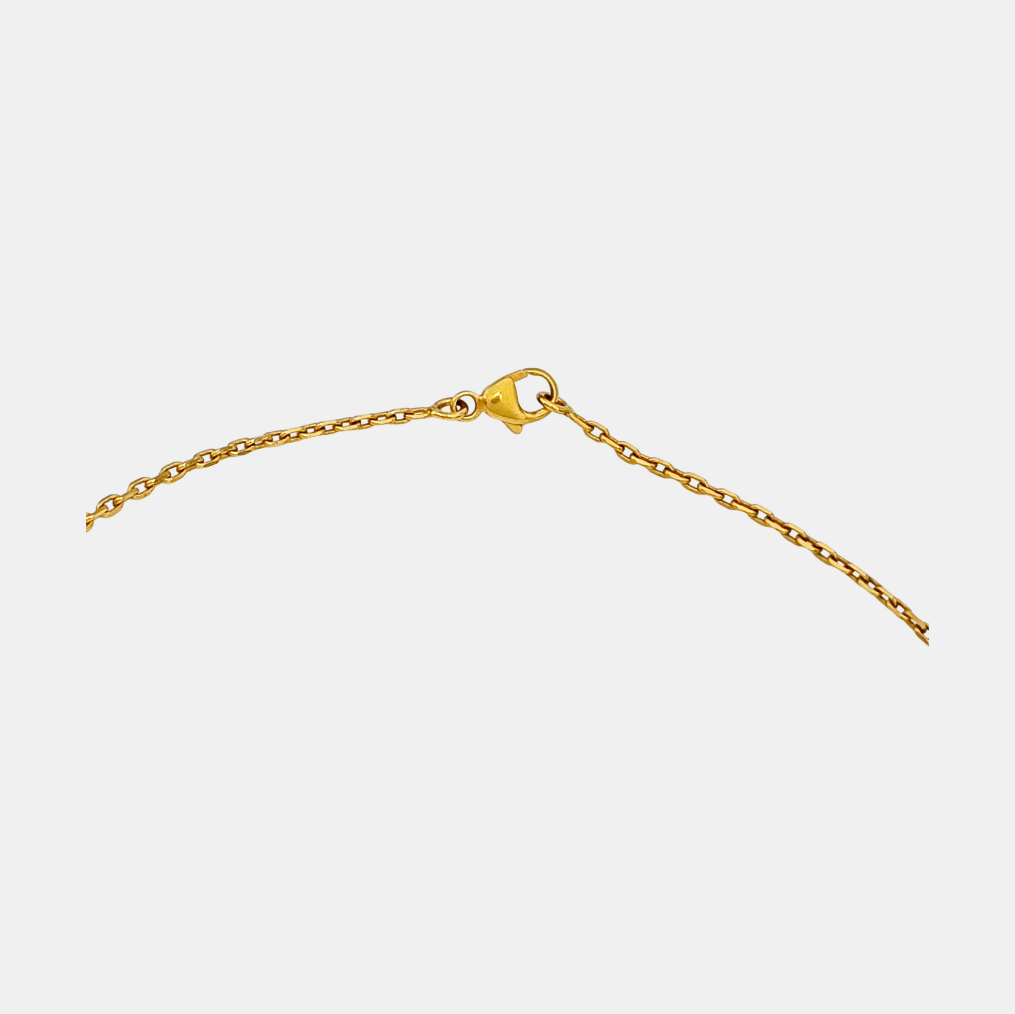 Pop H Metal Gold Necklace