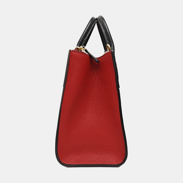 CITY STEAMER PM Calfskin Red