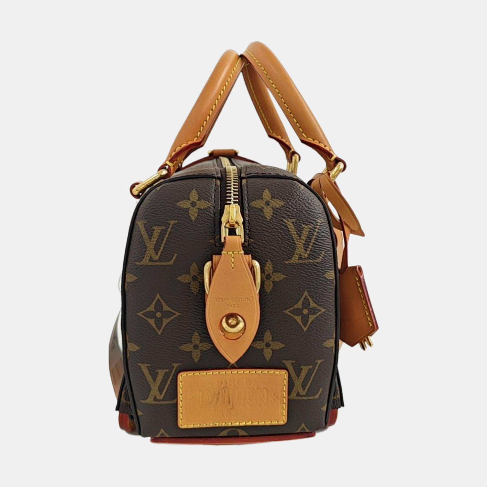 Monogram Coated Canvas Shoulder Bag Mini Brown