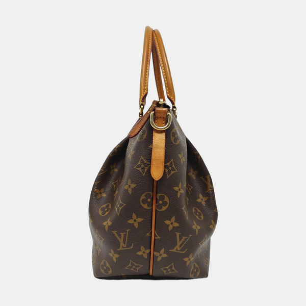 TURENNE GM Monogram Coated Canvas Brown