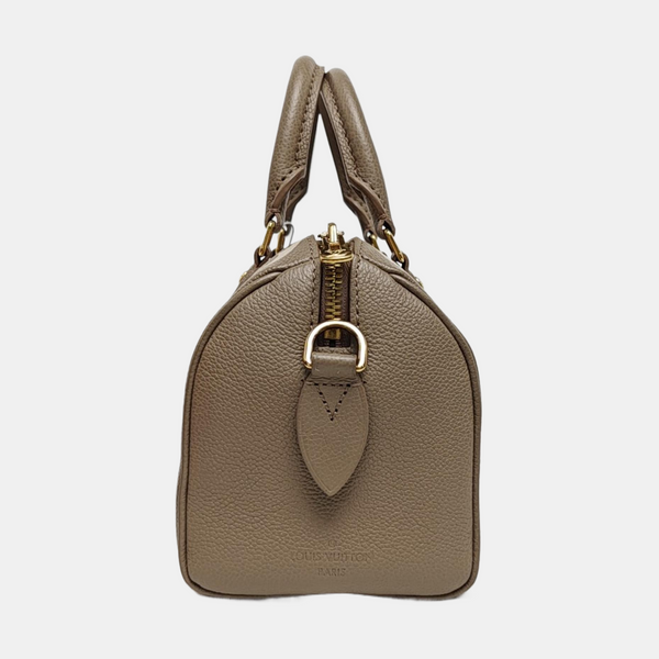 SPEEDY 20 Monogram Calfskin Gray