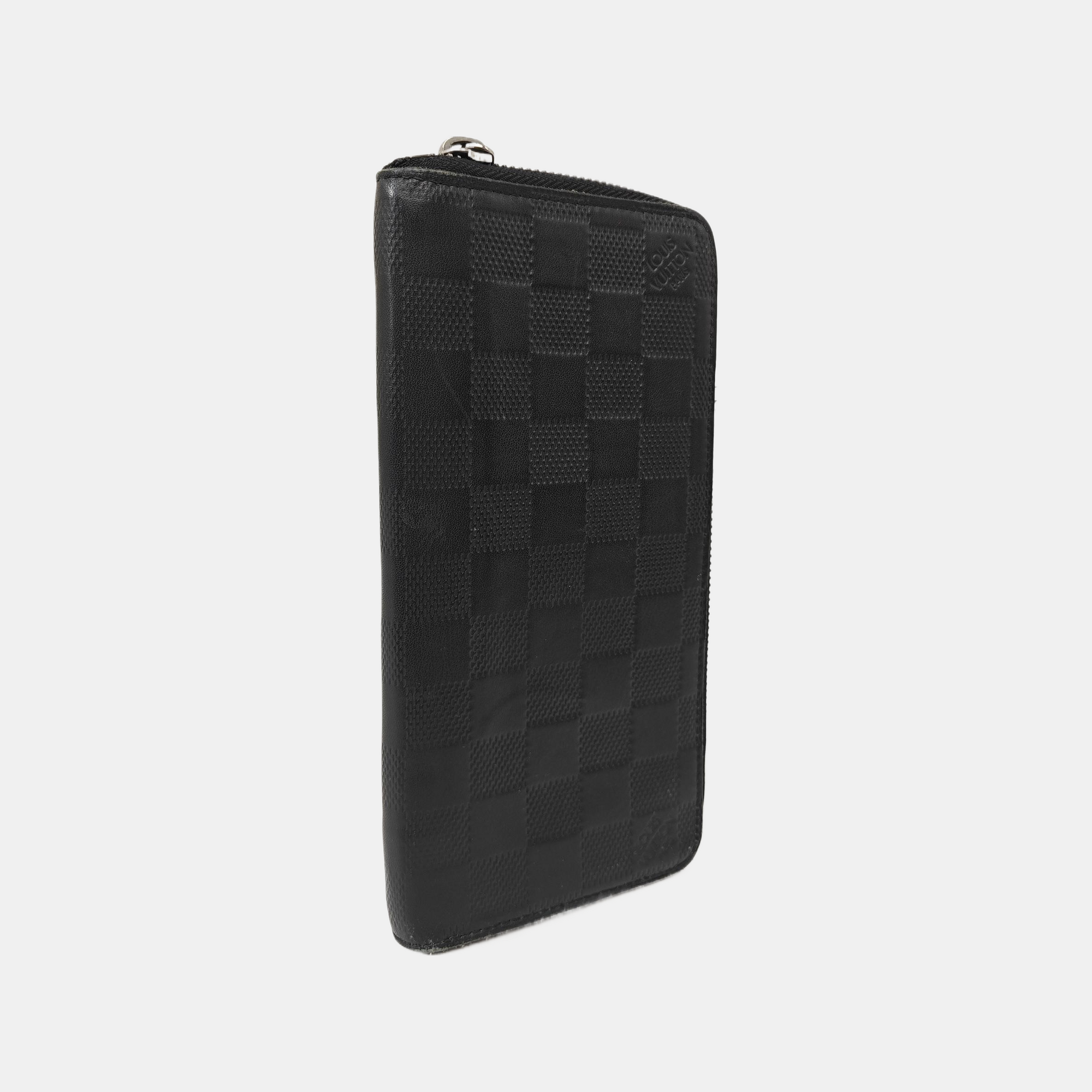 ZIPPY Damier Graphite Calfskin Black Wallet