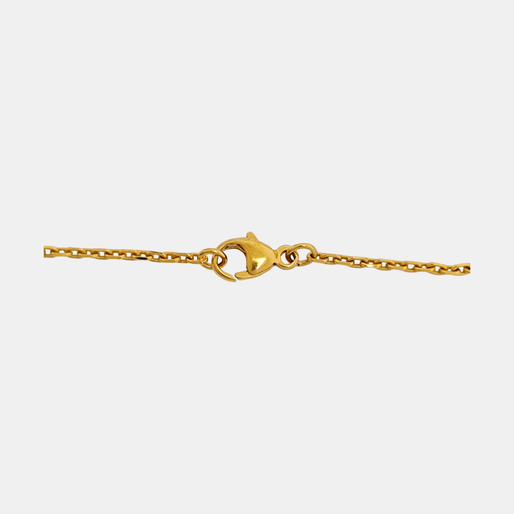 Pop H Metal Gold Necklace