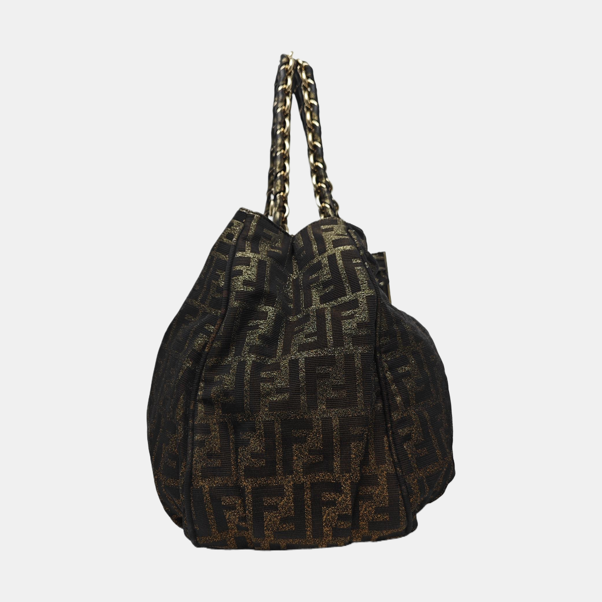 Coated Canvas Top Handle Bag Multicolor