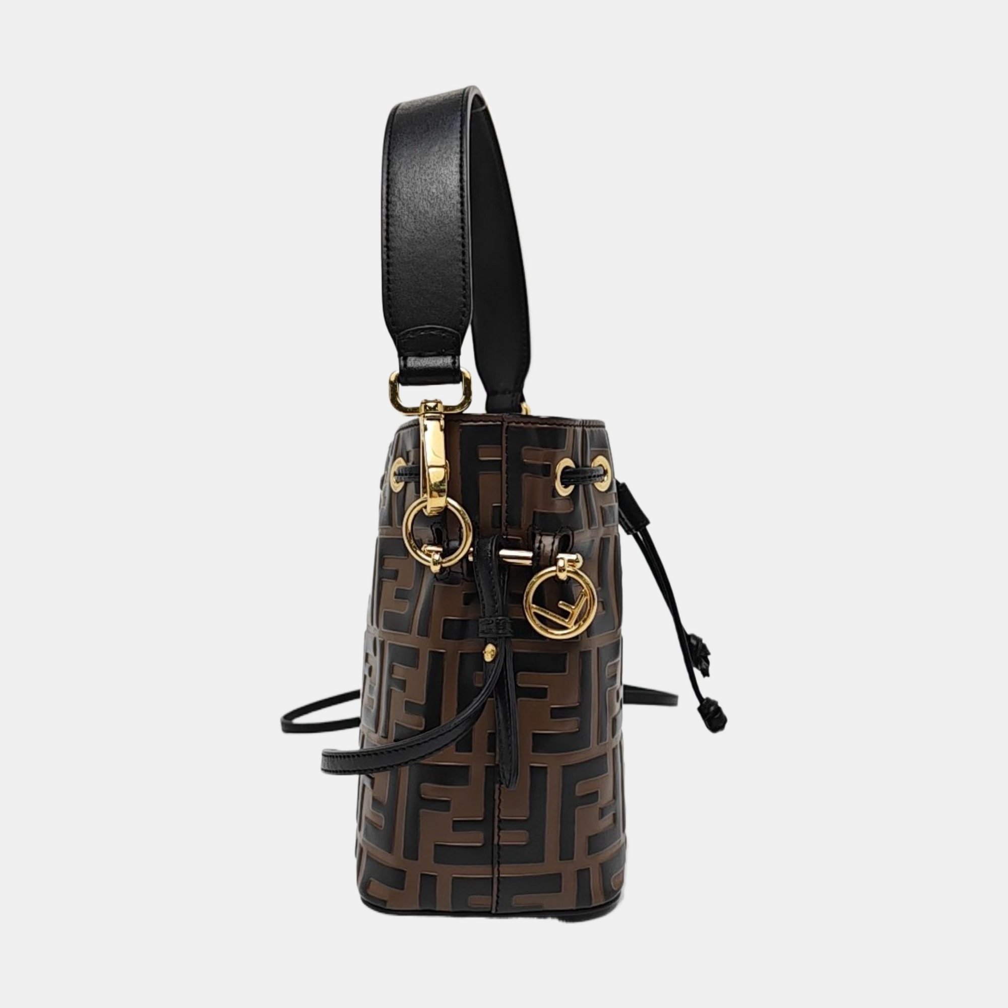 Mon Tresor Mini Monogram Calfskin Brown