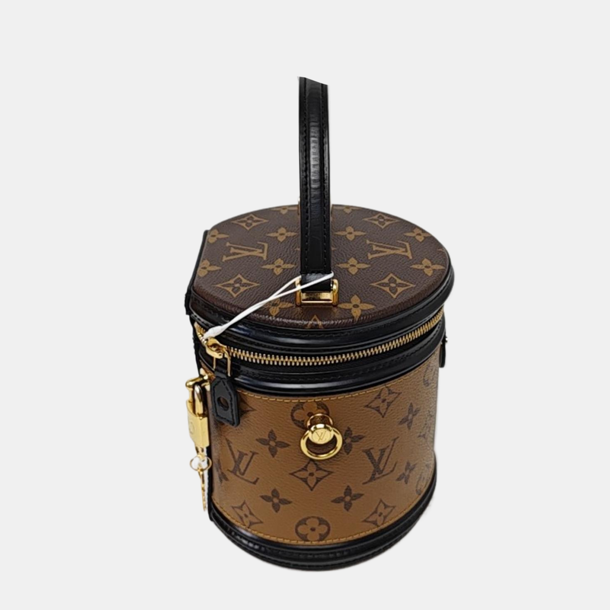 CANNES PM Monogram Coated Canvas Brown