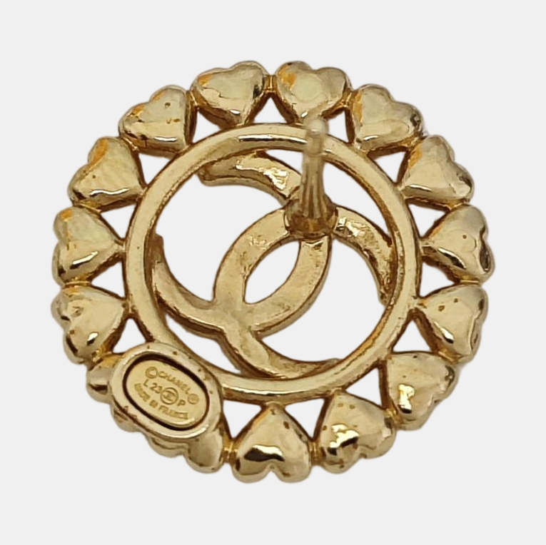 Metal Gold Stud Earrings