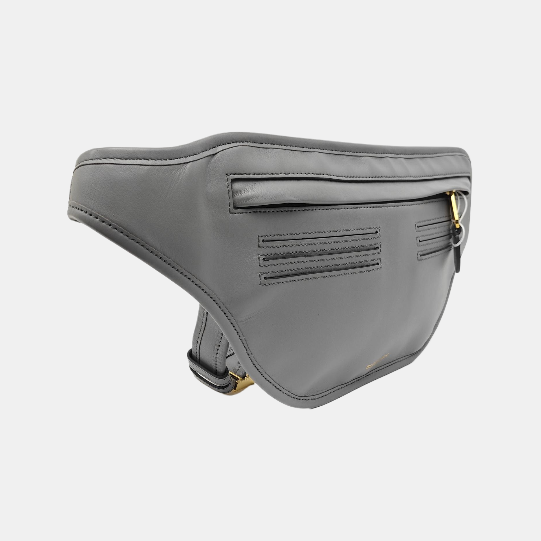 Calfskin Belt Bag Gray