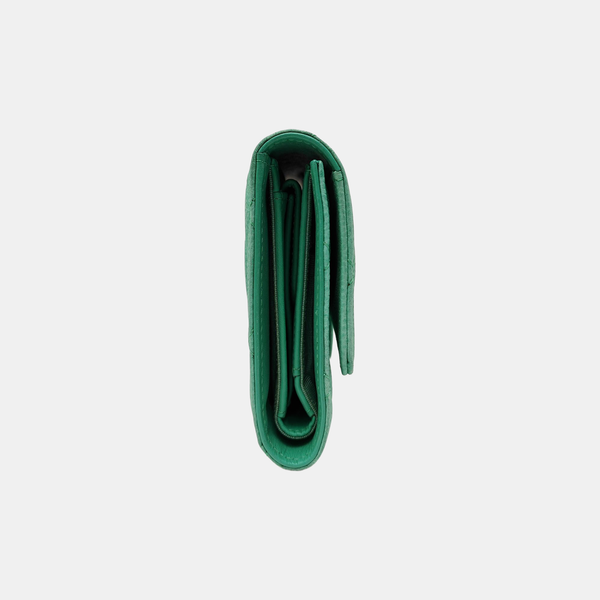CLASSIC FLAP Mini Quilted Grained Calfskin Green