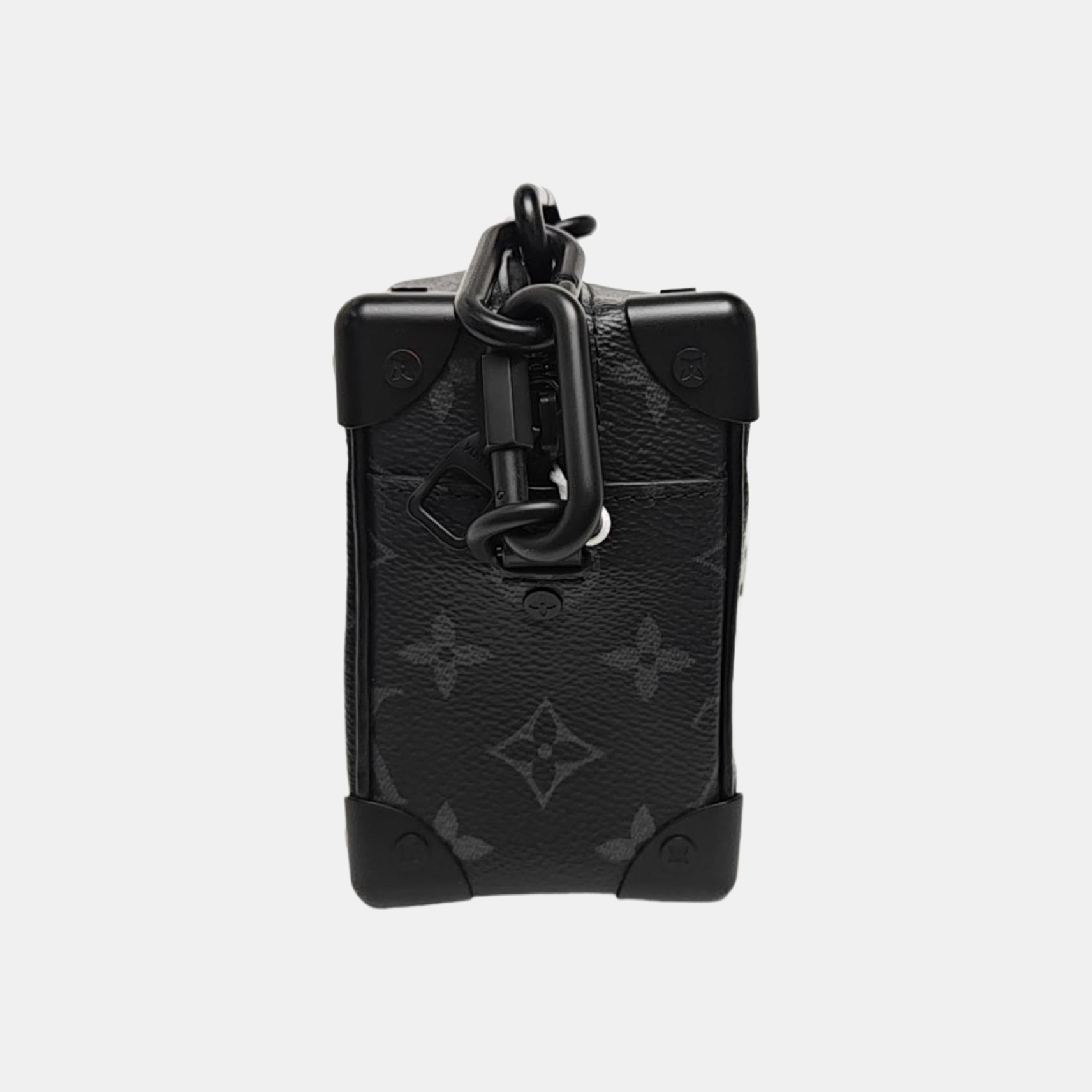 SOFT TRUNK Mini Monogram Coated Canvas Black