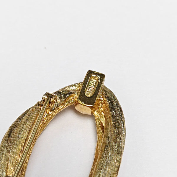 Metal Gold Brooch