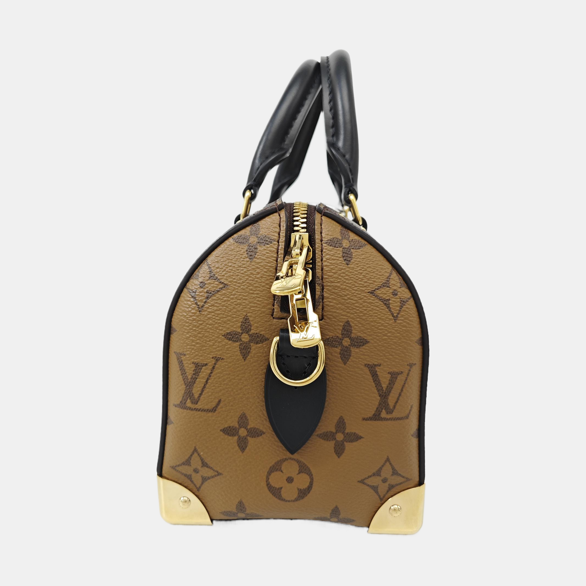 SPEEDY TRUNK 20 Monogram Coated Canvas Brown