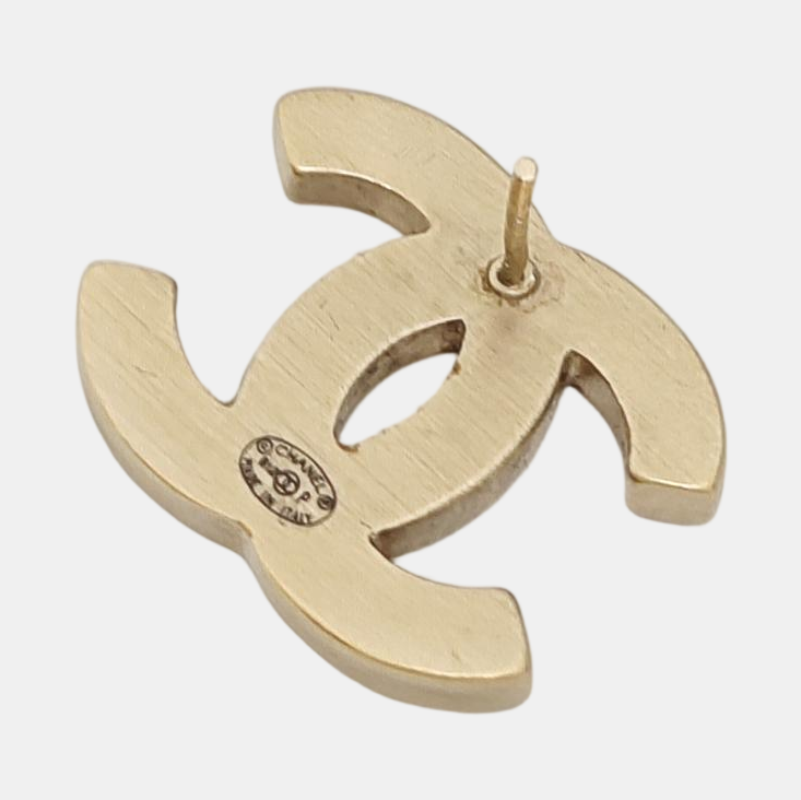 Metal Gold Stud Earrings