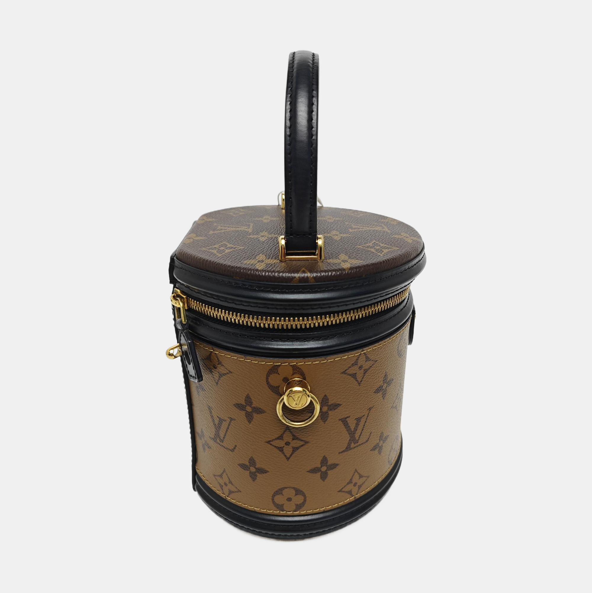 CANNES PM Monogram Coated Canvas Brown