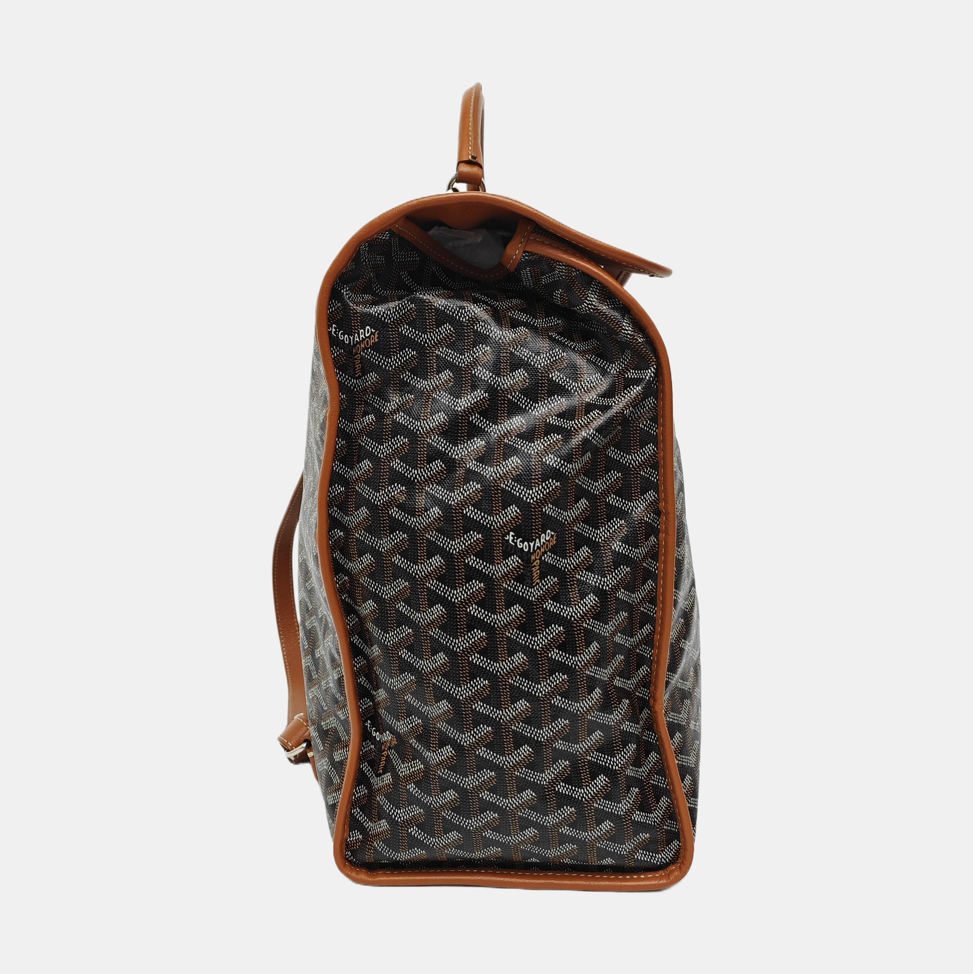 Saint Léger Coated Canvas Brown