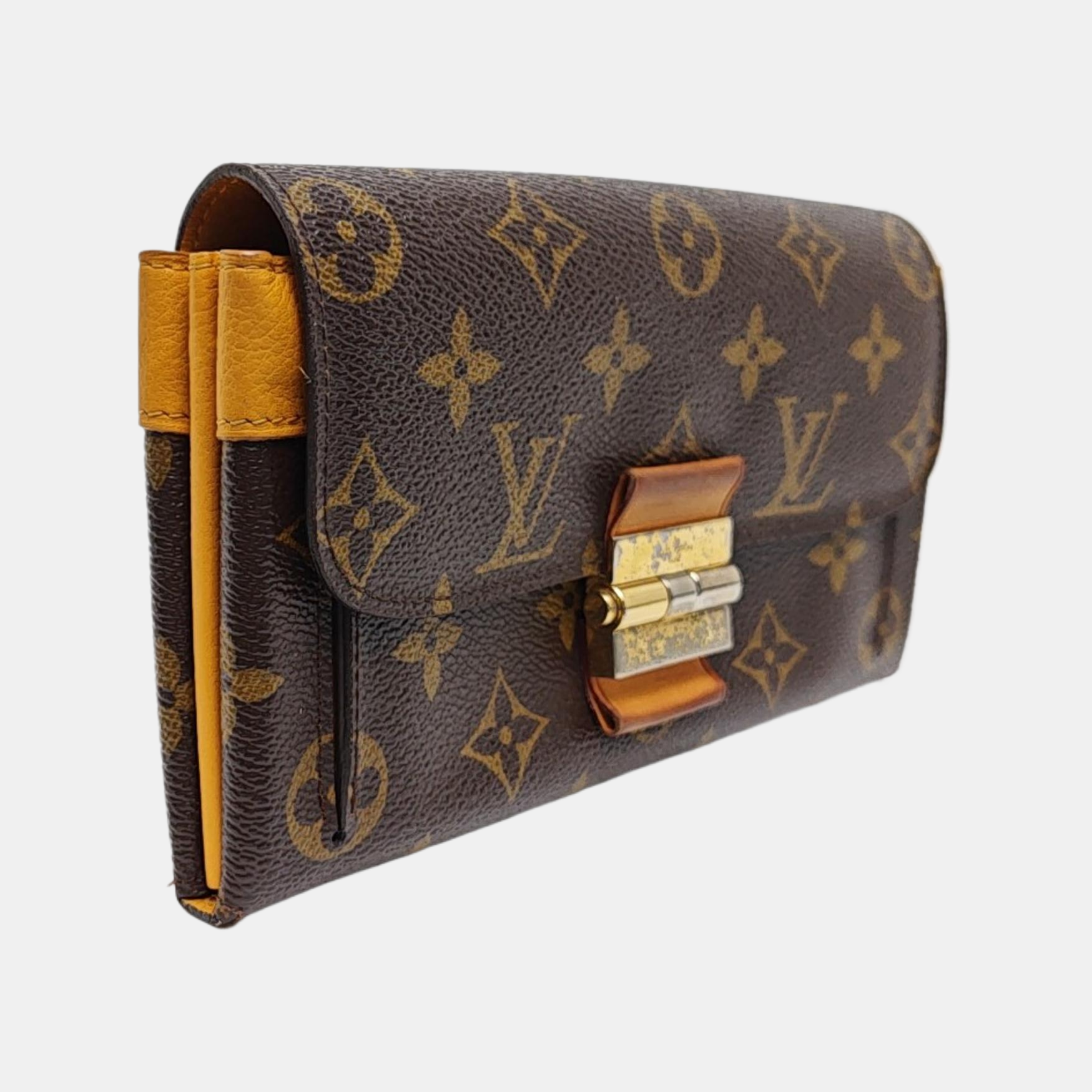ELYSEE Monogram Coated Canvas Brown