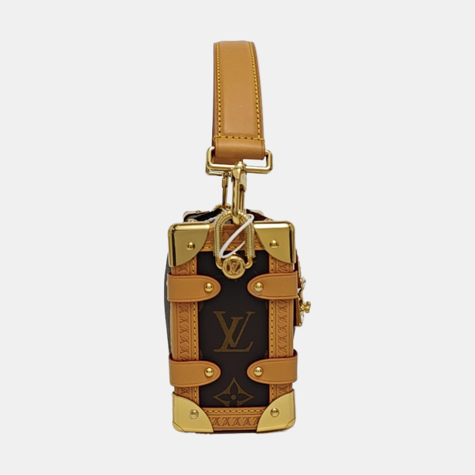 SIDE TRUNK PM Monogram Coated Canvas Brown