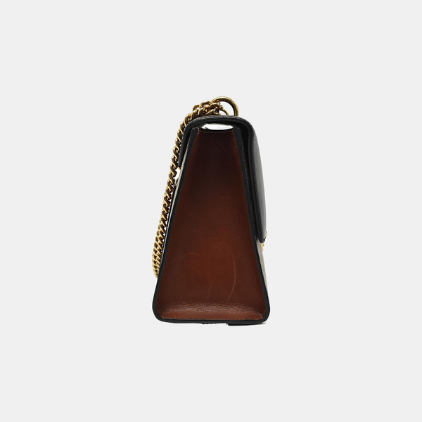 Padlock Medium Monogram Coated Canvas Multicolor