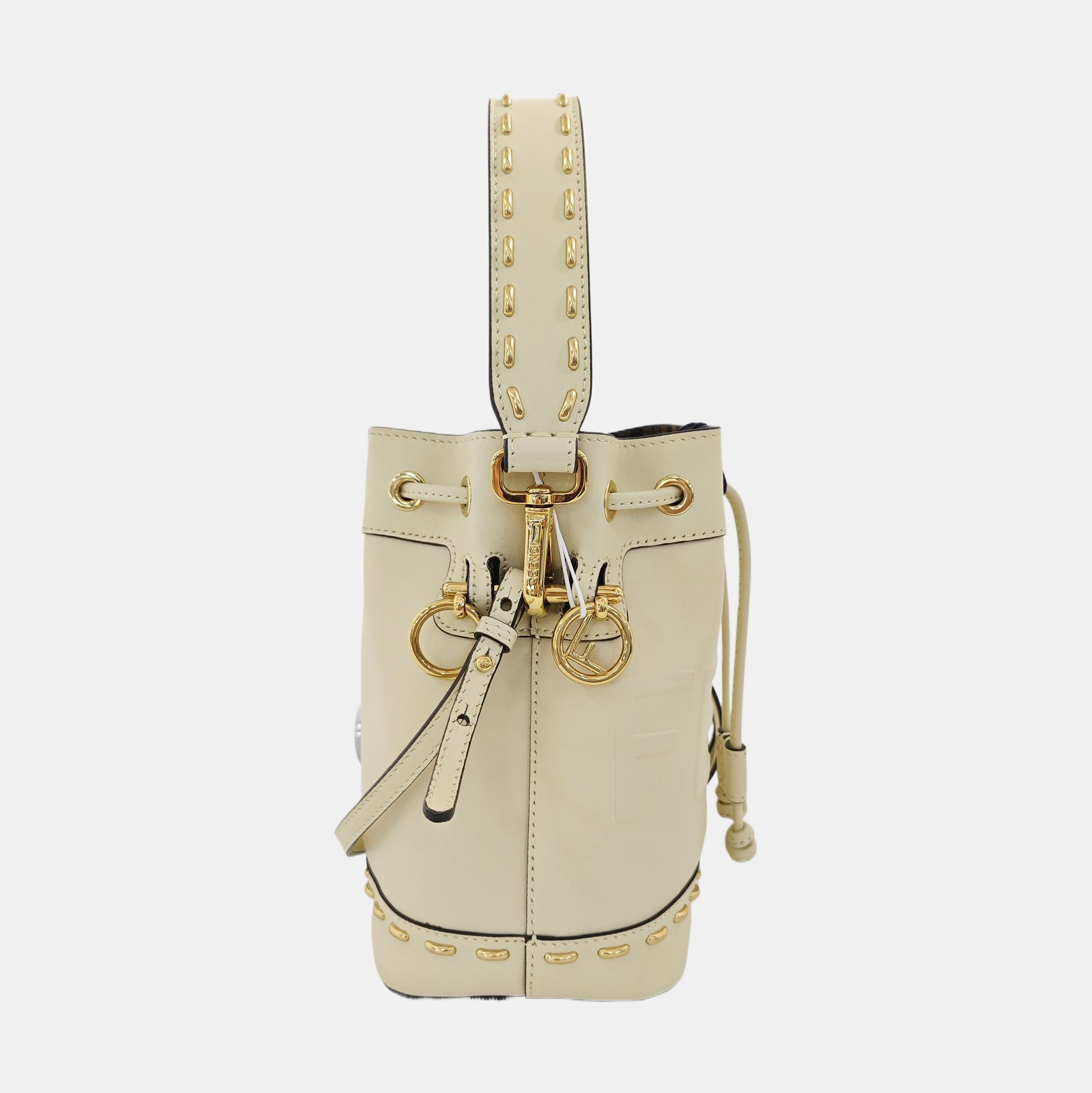 Mon Tresor Mini Calfskin White