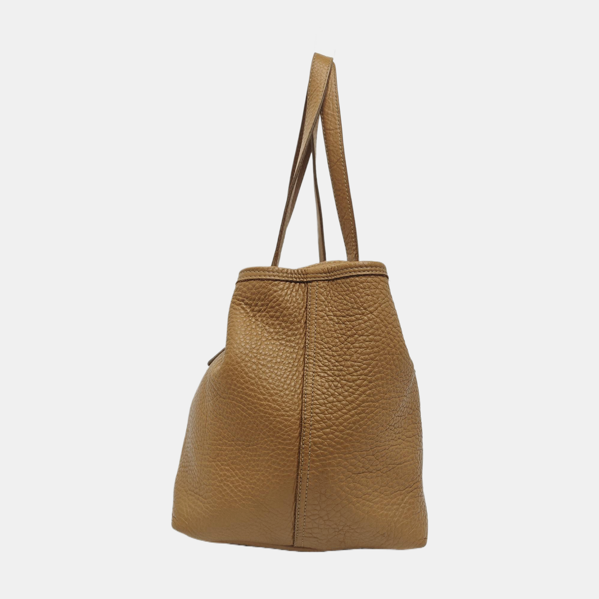 Calfskin Tote Bag Brown