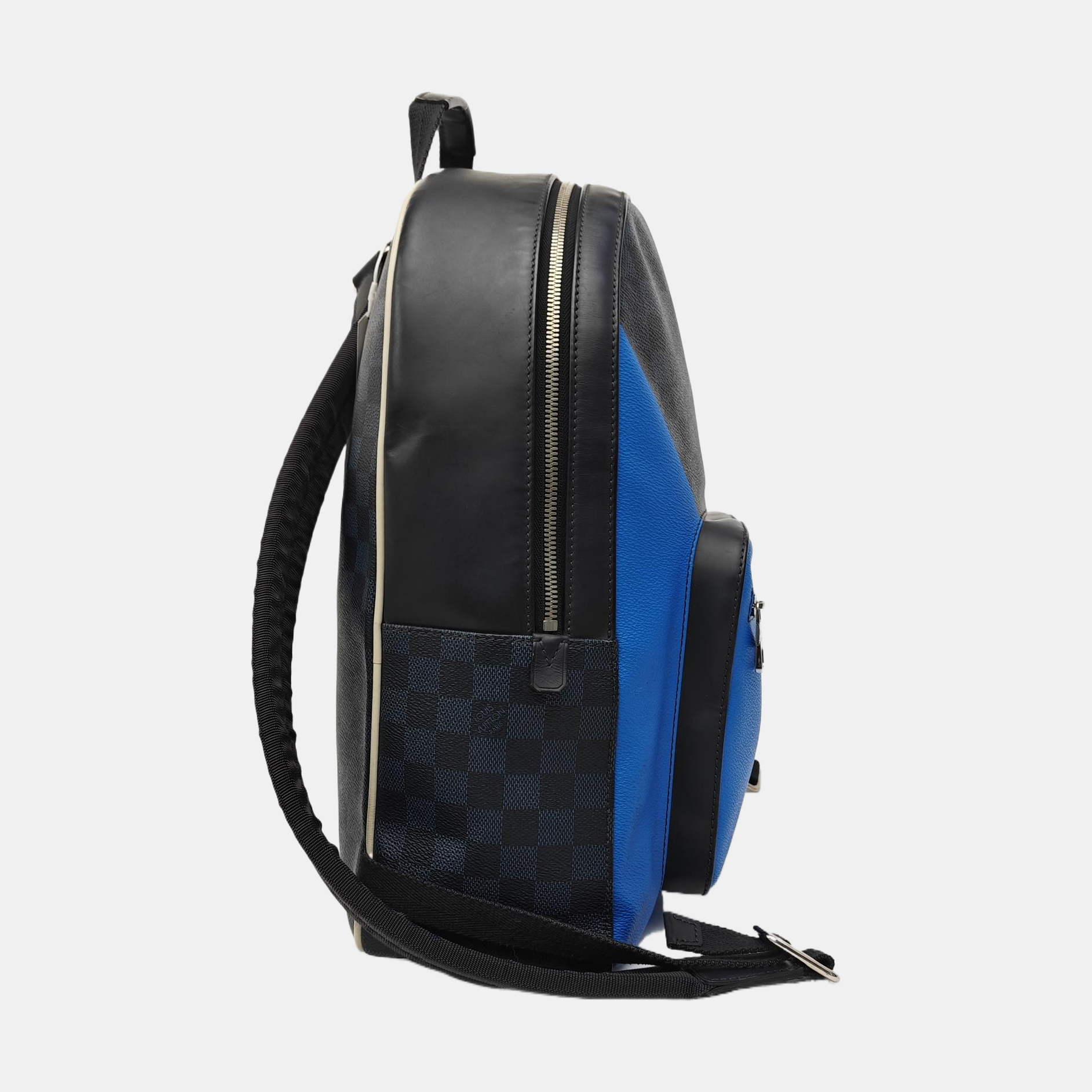 JOSH Damier Graphite Coated Canvas Black