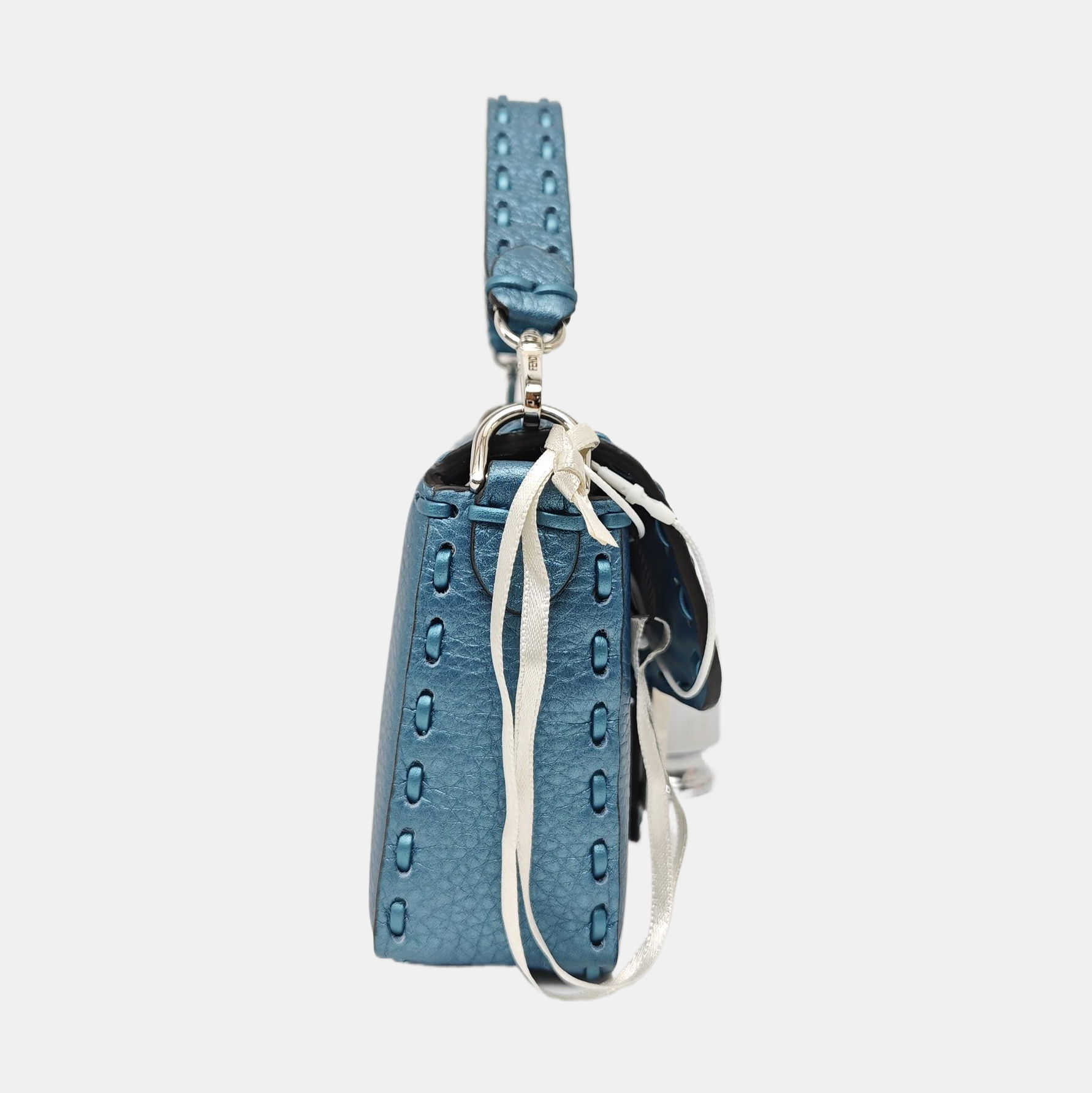 Baguette Mini Calfskin Blue
