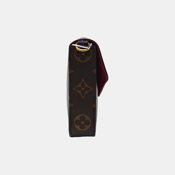 FÉLICIE Monogram Coated Canvas Brown