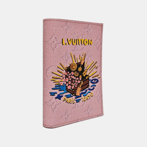 Monogram Coated Canvas Wallet Pink