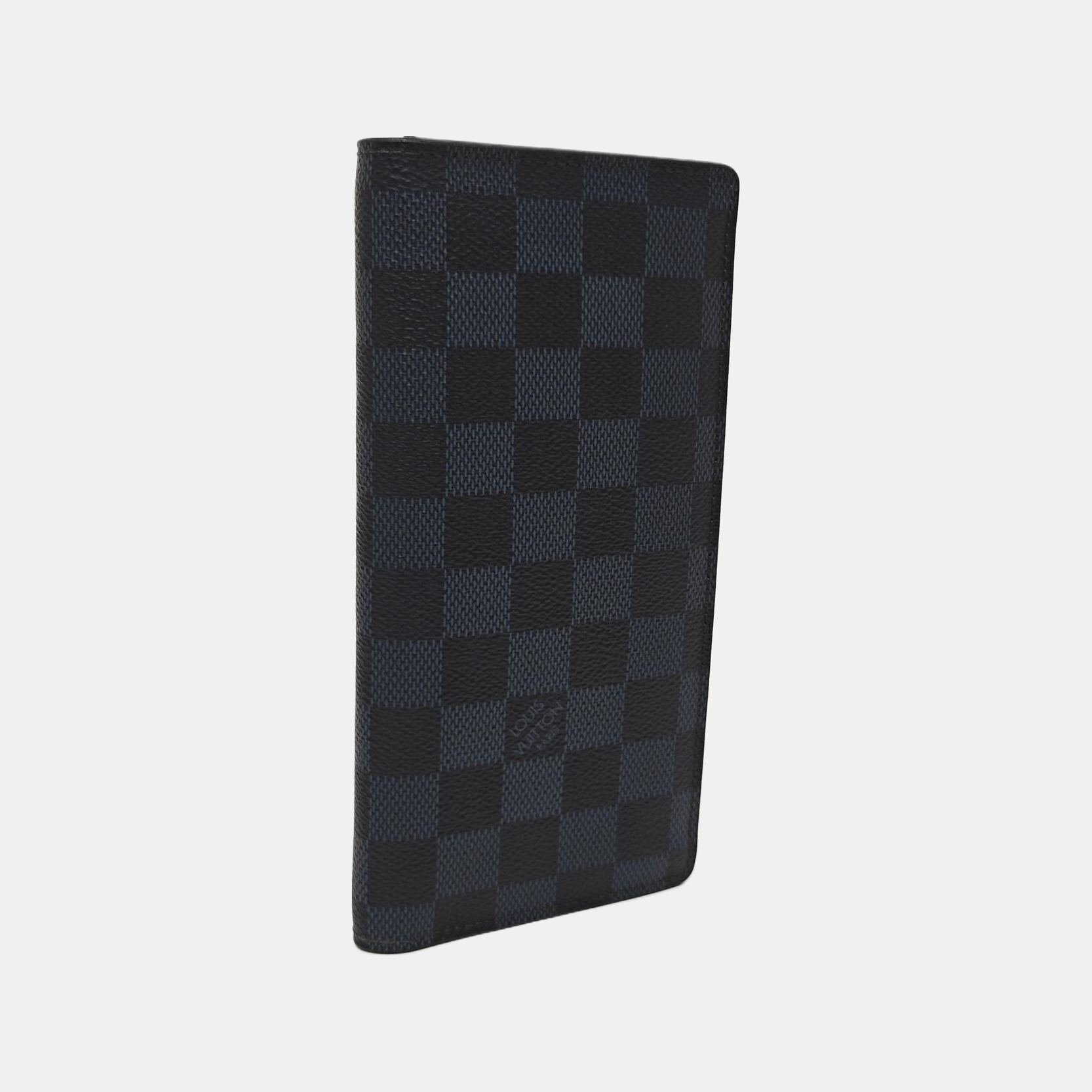 BRAZZA Damier Graphite Coated Canvas Gray Wallet