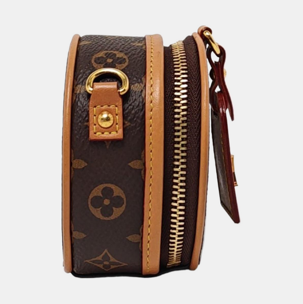 BOITE CHAPEAU Monogram Coated Canvas Brown