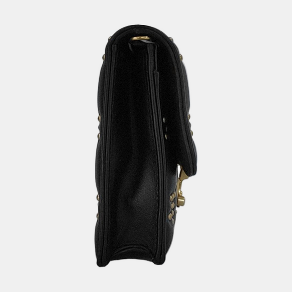 Dioraddict Cannage Calfskin Black