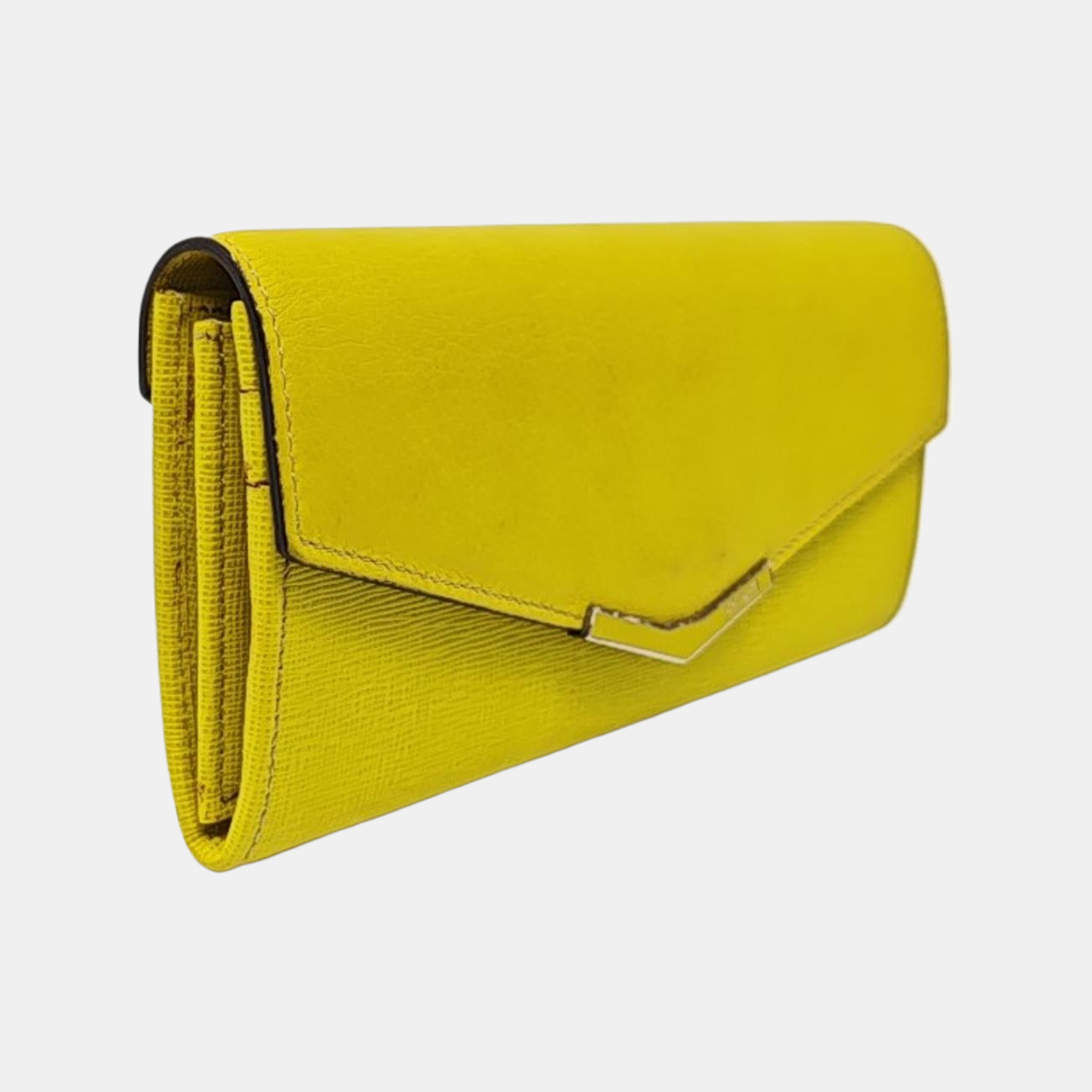 Calfskin Wallet Yellow