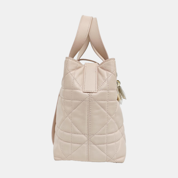 Toujours Small Cannage Calfskin Pink