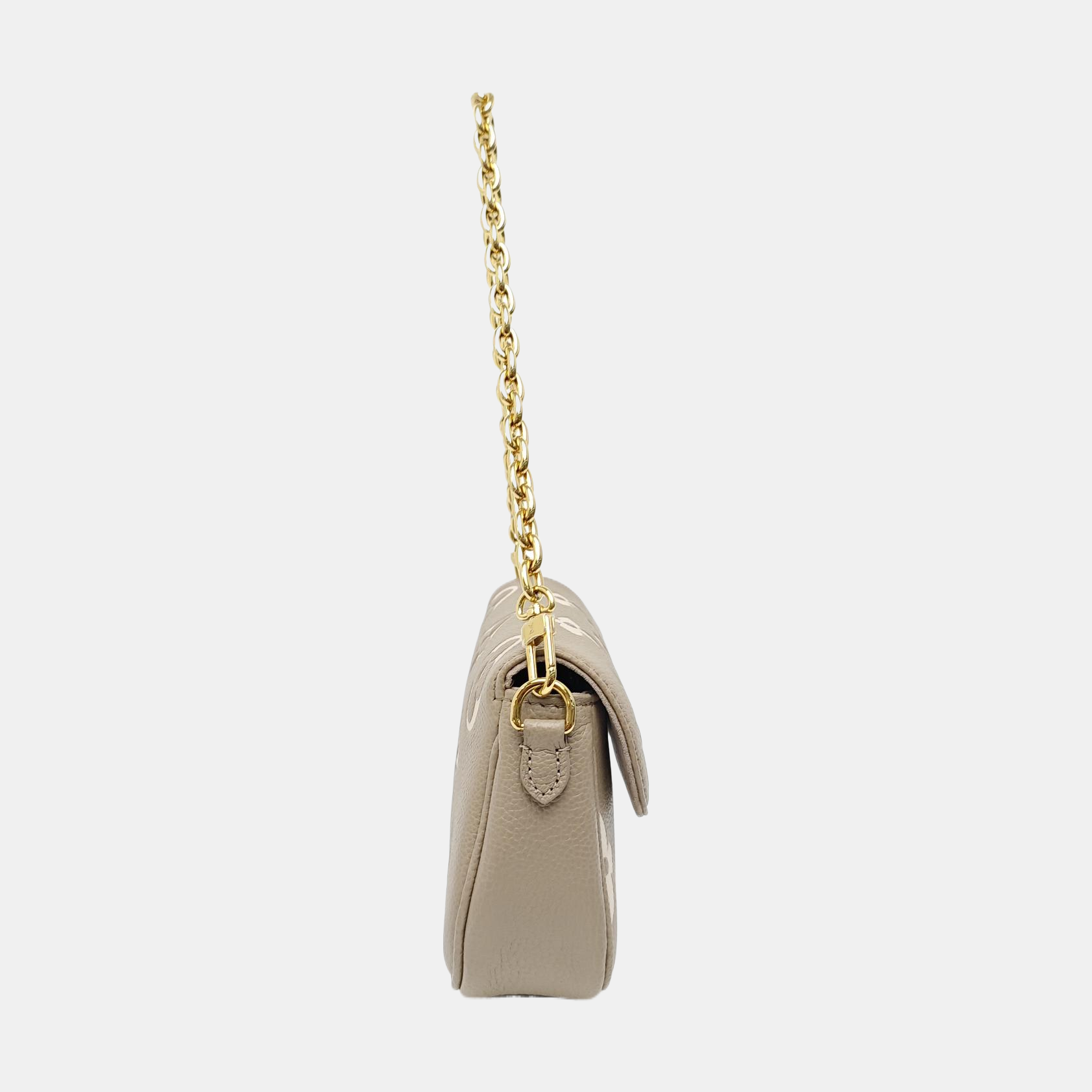 IVY Monogram Calfskin Gray
