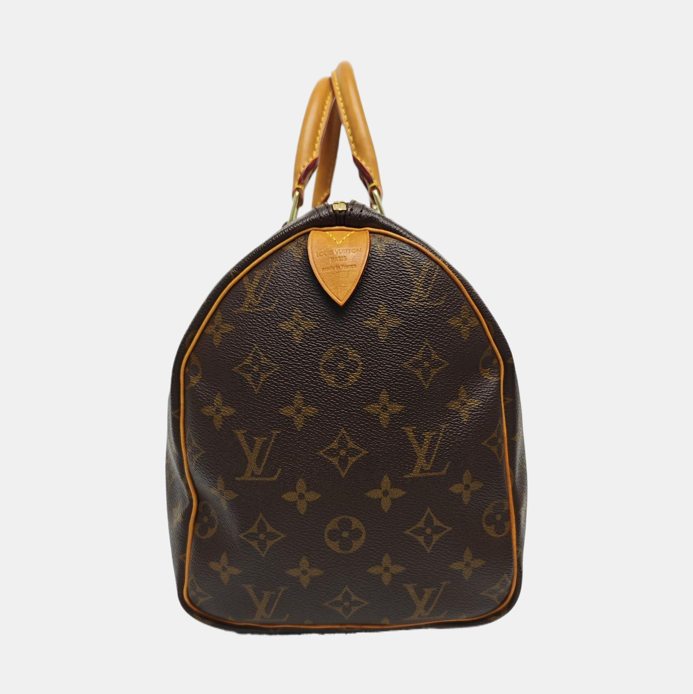 SPEEDY 30 Monogram Coated Canvas Brown