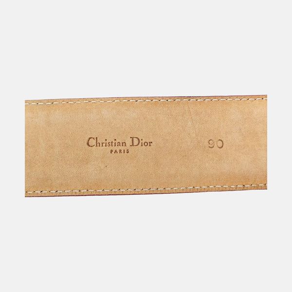 Leather Belt Orange