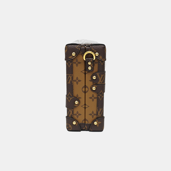 PETITE MALLE Monogram Coated Canvas Brown